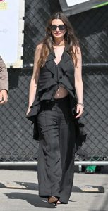 Anne Hathaway in a Black Ensemble
