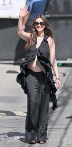 Anne Hathaway in a Black Ensemble