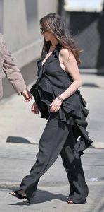 Anne Hathaway in a Black Ensemble