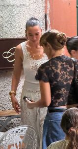 Dua Lipa in a White Ensemble