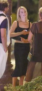 Margot Robbie in a Black Top