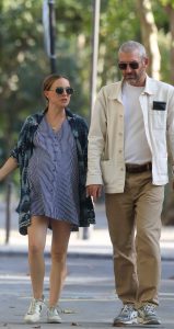 Natalie Portman in a Striped