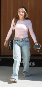 Piper Rockelle in a Pink Longsleeve