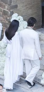 Dove Cameron in a White Ensemble