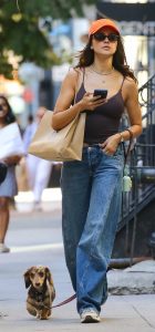 Eiza Gonzalez in an Orange Cap