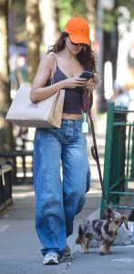 Eiza Gonzalez in an Orange Cap