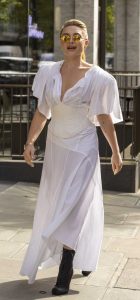 Florence Pugh in a White Dress