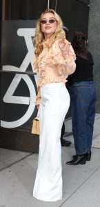 Florence Pugh in a White Pants