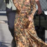 Joey King in a Floral Dress Arrives for a Taping of Jimmy Kimmel Live in Hollywood 09/08/2026