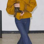 Lili Reinhart in a Blue Jeans Arrives at The Drew Barrymore Show in New York City 09/16/2026