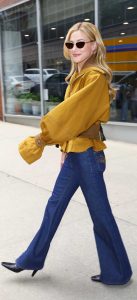 Lili Reinhart in a Blue Jeans