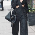 Lily James in a Black Pantsuit Was Seen Out in Toronto 09/15/2026