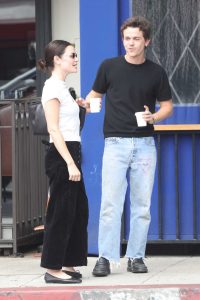 Lucy Hale in a White Tee Was Seen Out with a Friend in Los Angeles 09/27/2026
