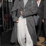 Rihanna in a Black Trench Coat Leaves Cesar Restaurant in Paris 08/30/2026