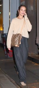 Alicia Vikander in a Black Pants