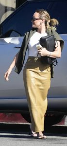 Hilary Duff in a White Tee