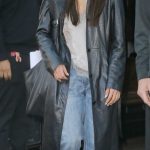 Jenna Ortega in a Black Leather Coat Leaving The Bowery Hotel in New York City 10/20/2026