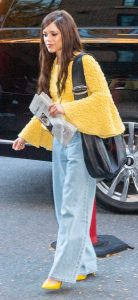 Jenna Ortega in a Blue Jeans
