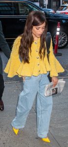 Jenna Ortega in a Blue Jeans