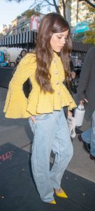 Jenna Ortega in a Blue Jeans