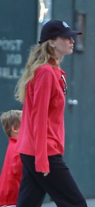 Jennifer Lawrence in a Black Cap