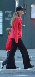 Jennifer Lawrence in a Black Cap