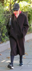 Jennifer Lawrence in a Black Coat