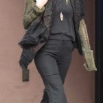 Jennifer Lawrence in a Black Ensemble Out for Brunch with Her Husband in New York City 10/03/2026