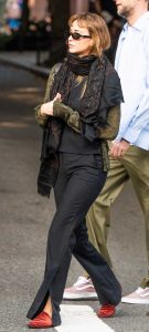 Jennifer Lawrence in a Black Ensemble