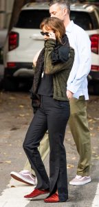 Jennifer Lawrence in a Black Ensemble