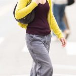 Jennifer Lawrence in a Yellow Cardigan Was Seen Out in New York City 10/01/2026