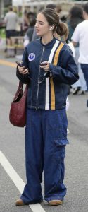 Julia Butters in a Blue Jeans