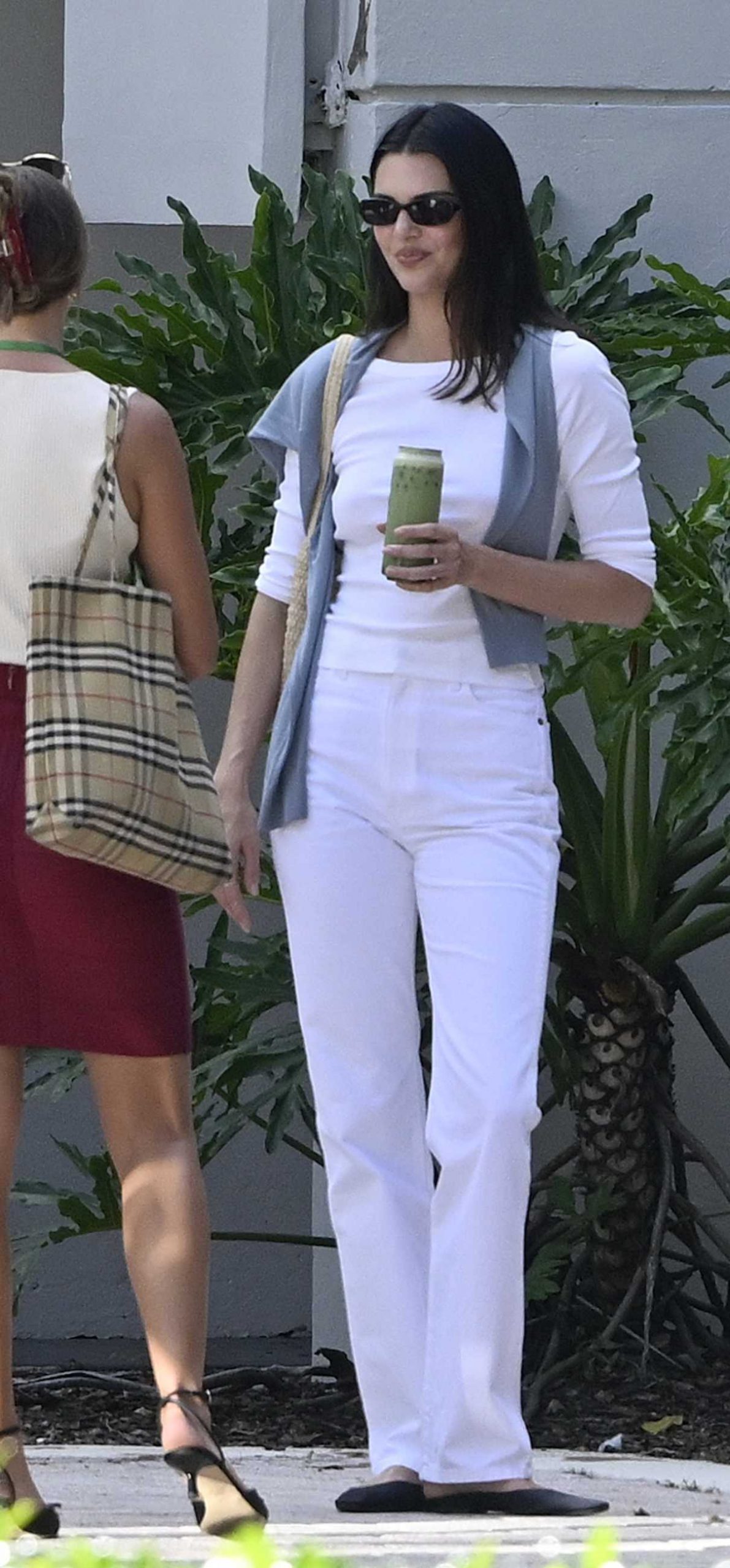 Kendall Jenner in a White Ensemble