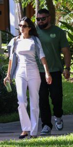 Kendall Jenner in a White Ensemble
