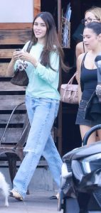 Madison Beer in a Blue Jeans