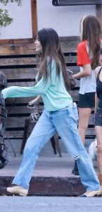 Madison Beer in a Blue Jeans